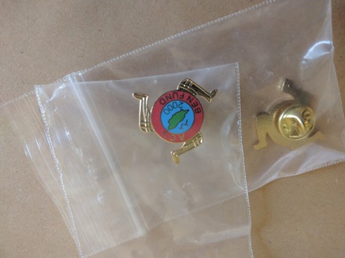 Isle man badge 2000 new - badge,