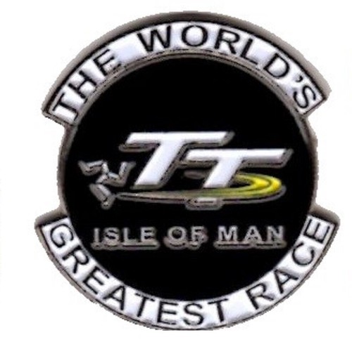 Isle man races pin - isle,