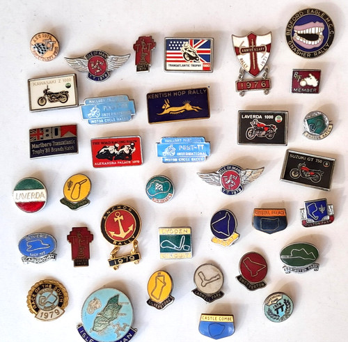 Vintage badges motorcycling - vintage,