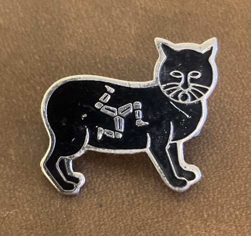 Isle man manx cat enamel - of,